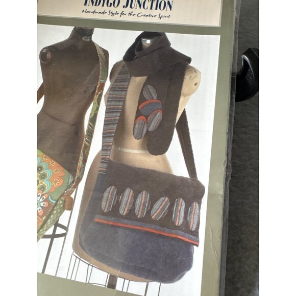 Indygo Junction Manhattan Messenger Bag Sewing Pattern IJ751 - Picture 2 of 6